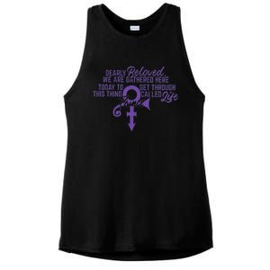 Dearly Beloved We Are Gathered Here Today To Get Through Ladies PosiCharge Tri-Blend Wicking Tank