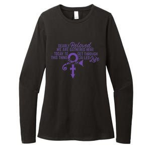 Dearly Beloved We Are Gathered Here Today To Get Through Womens CVC Long Sleeve Shirt