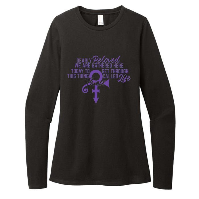 Dearly Beloved We Are Gathered Here Today To Get Through Womens CVC Long Sleeve Shirt