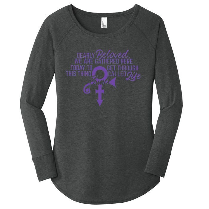 Dearly Beloved We Are Gathered Here Today To Get Through Women's Perfect Tri Tunic Long Sleeve Shirt