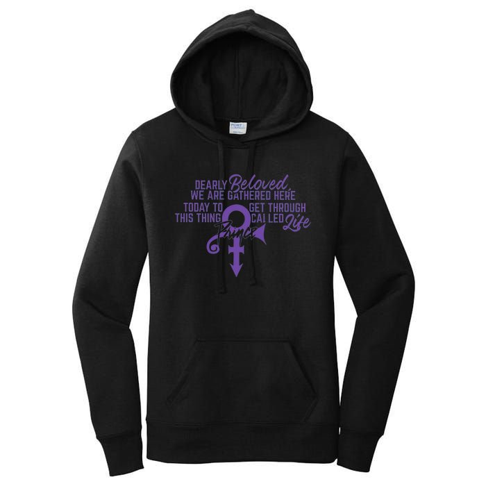 Dearly Beloved We Are Gathered Here Today To Get Through Women's Pullover Hoodie