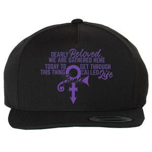 Dearly Beloved We Are Gathered Here Today To Get Through Wool Snapback Cap