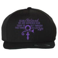 Dearly Beloved We Are Gathered Here Today To Get Through Wool Snapback Cap