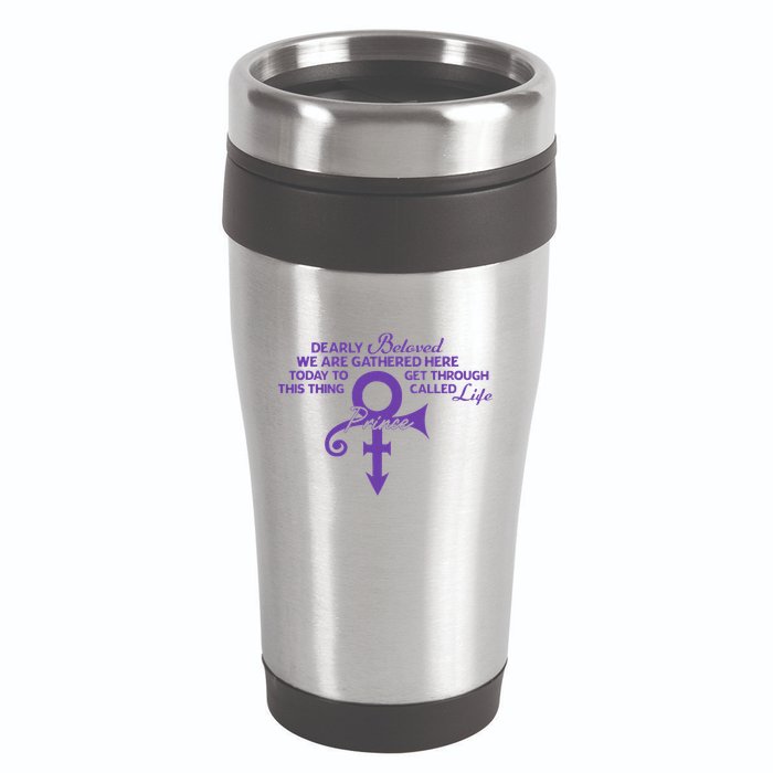 Dearly Beloved We Are Gathered Here Today To Get Through 16oz Travel Tumbler