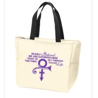 Dearly Beloved We Are Gathered Here Today To Get Through Zip Tote Bag