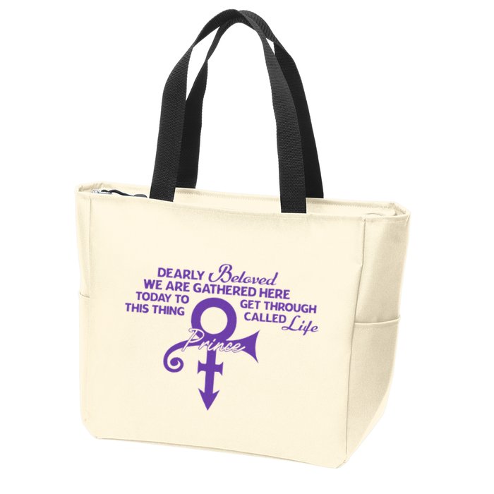Dearly Beloved We Are Gathered Here Today To Get Through Zip Tote Bag