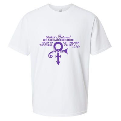 Dearly Beloved We Are Gathered Here Today To Get Through Sueded Cloud Jersey T-Shirt