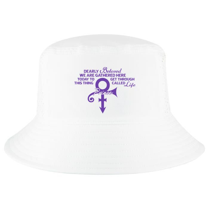 Dearly Beloved We Are Gathered Here Today To Get Through Cool Comfort Performance Bucket Hat