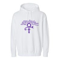 Dearly Beloved We Are Gathered Here Today To Get Through Garment-Dyed Fleece Hoodie