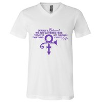 Dearly Beloved We Are Gathered Here Today To Get Through V-Neck T-Shirt