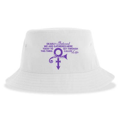 Dearly Beloved We Are Gathered Here Today To Get Through Sustainable Bucket Hat