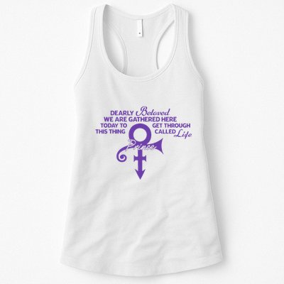 Dearly Beloved We Are Gathered Here Today To Get Through Womens Tank Top