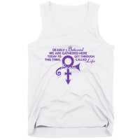 Dearly Beloved We Are Gathered Here Today To Get Through Tank Top