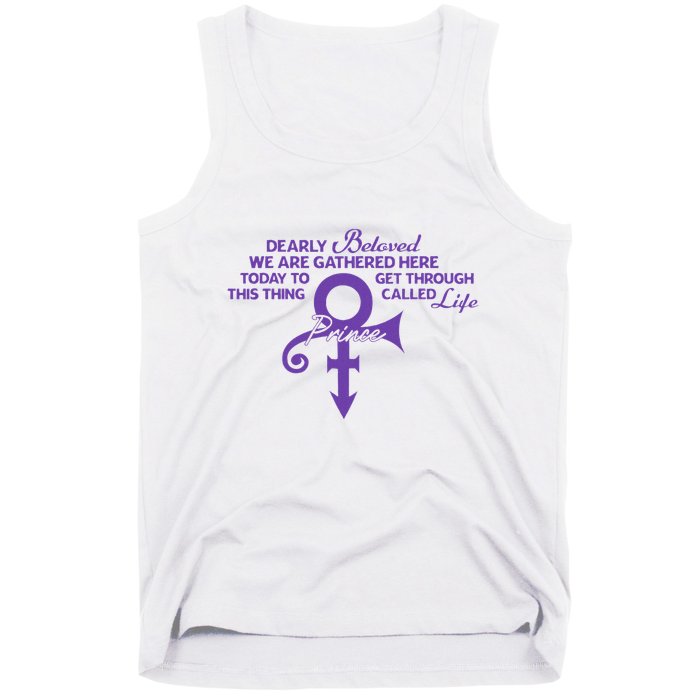 Dearly Beloved We Are Gathered Here Today To Get Through Tank Top
