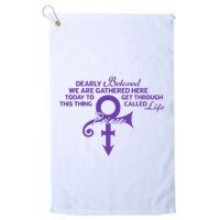 Dearly Beloved We Are Gathered Here Today To Get Through Golf Towel