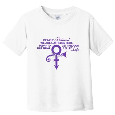 Dearly Beloved We Are Gathered Here Today To Get Through Toddler T-Shirt