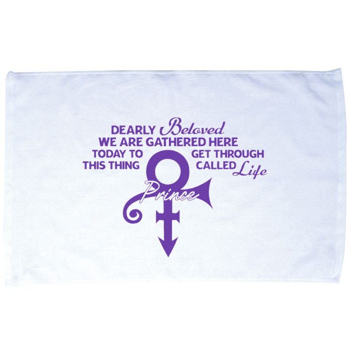 Dearly Beloved We Are Gathered Here Today To Get Through Microfiber Hand Towel