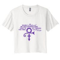Dearly Beloved We Are Gathered Here Today To Get Through Crop Top