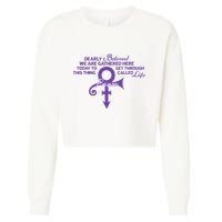 Dearly Beloved We Are Gathered Here Today To Get Through Cropped Pullover Crew