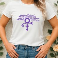 Dearly Beloved We Are Gathered Here Today To Get Through Womens T-Shirt
