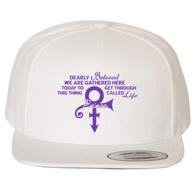 Dearly Beloved We Are Gathered Here Today To Get Through Wool Snapback Cap