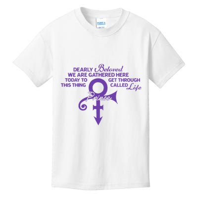 Dearly Beloved We Are Gathered Here Today To Get Through Kids T-Shirt