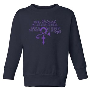 Dearly Beloved We Are Gathered Here Today To Get Through Toddler Sweatshirt