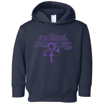 Dearly Beloved We Are Gathered Here Today To Get Through Toddler Hoodie