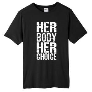 Dave Bautista Wearing Her Body Her Choice Tall Fusion ChromaSoft Performance T-Shirt