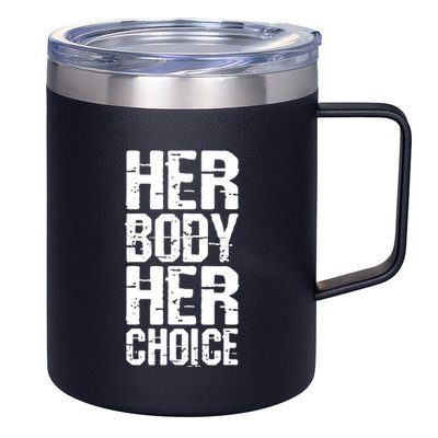 Dave Bautista Wearing Her Body Her Choice 12oz Stainless Steel Coffee Mug
