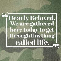 Dearly Beloved We Are Gathered Here Today To Get Through Legacy Tie Dye Trucker Hat