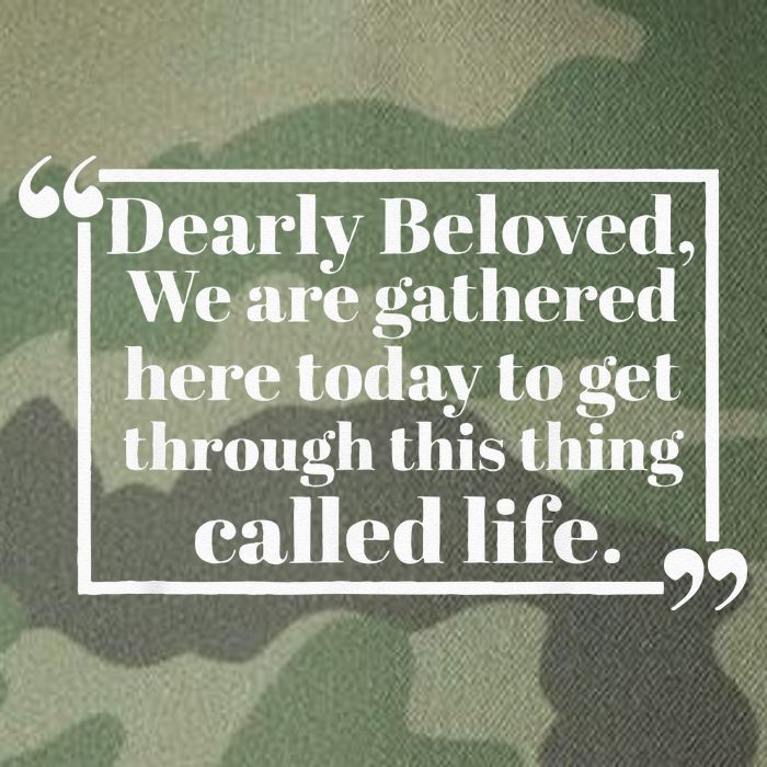 Dearly Beloved We Are Gathered Here Today To Get Through Legacy Tie Dye Trucker Hat