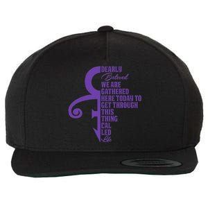 Dearly Beloved We Are Gathered Here Today To Get Through Wool Snapback Cap