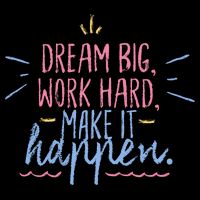Dream Big Work Hard Make It Happen Quote Sustainable Bucket Hat