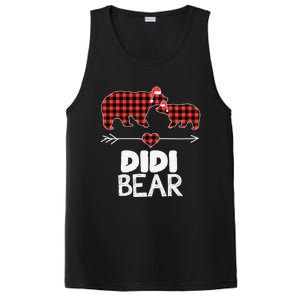 Didi Bear Xmas Pajama Red Plaid Buffalo Family Funny Funny Gift PosiCharge Competitor Tank