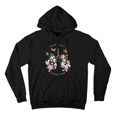 Deep Breath You Matter Inhale Peace Exhale Love Hoodie