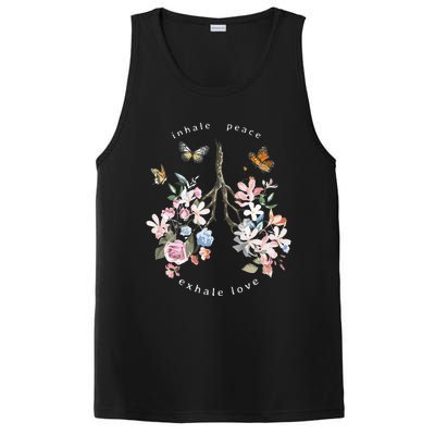 Deep Breath You Matter Inhale Peace Exhale Love PosiCharge Competitor Tank