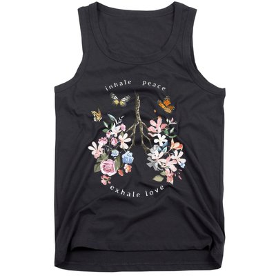 Deep Breath You Matter Inhale Peace Exhale Love Tank Top