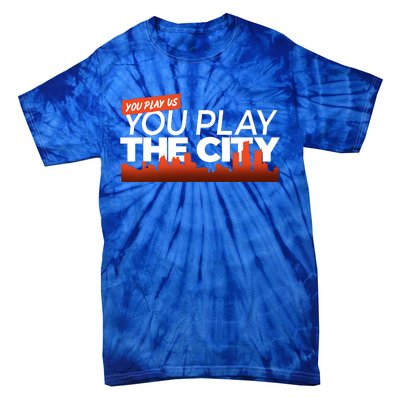 Detroit Baseball You Play Us You Play The City Tie-Dye T-Shirt