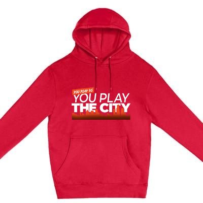 Detroit Baseball You Play Us You Play The City Premium Pullover Hoodie