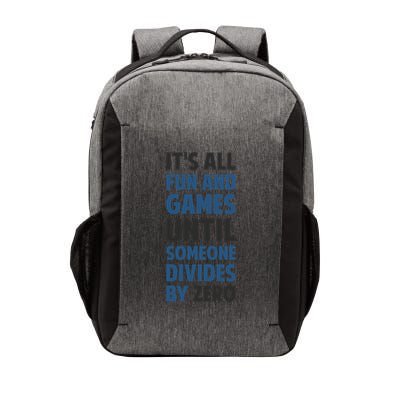 Dividing By Zero Is Not A Game Vector Backpack