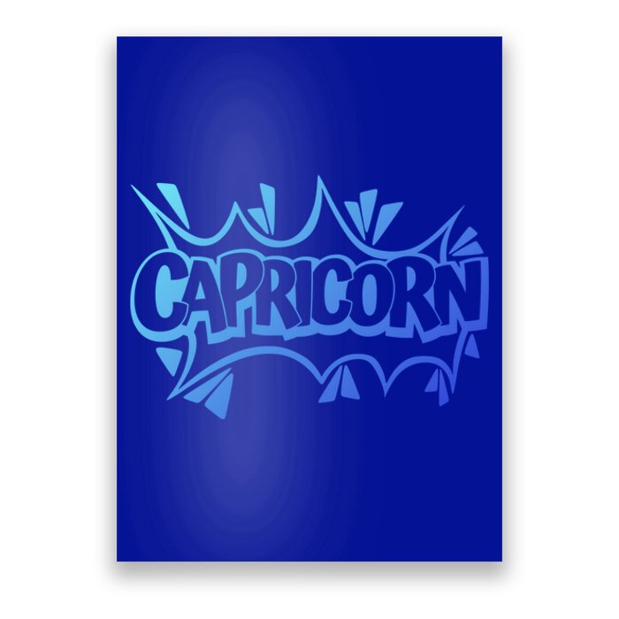 December Birthday Zodiac Sign Astrology Capricorn Gift Poster