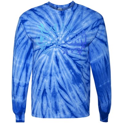 December Birthday Zodiac Sign Astrology Capricorn Gift Tie-Dye Long Sleeve Shirt