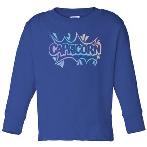 December Birthday Zodiac Sign Astrology Capricorn Gift Toddler Long Sleeve Shirt