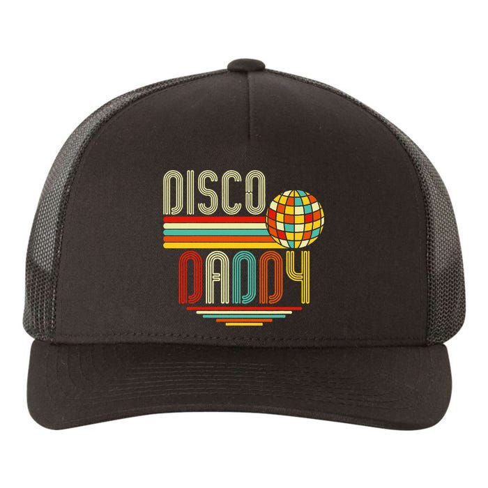 Disco Costume 70s Vintage Disco Daddy Yupoong Adult 5-Panel Trucker Hat