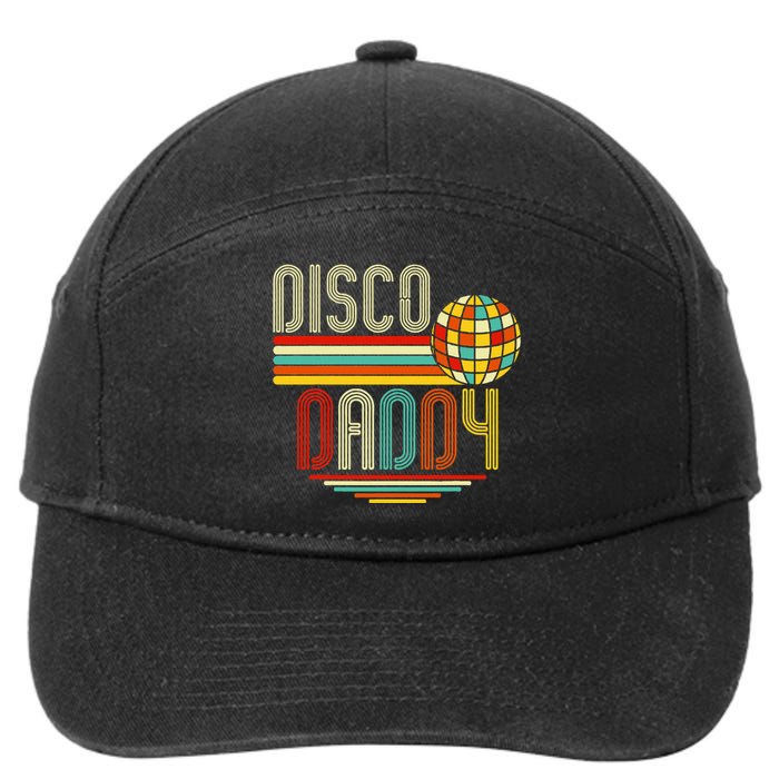 Disco Costume 70s Vintage Disco Daddy 7-Panel Snapback Hat