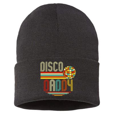 Disco Costume 70s Vintage Disco Daddy Sustainable Knit Beanie