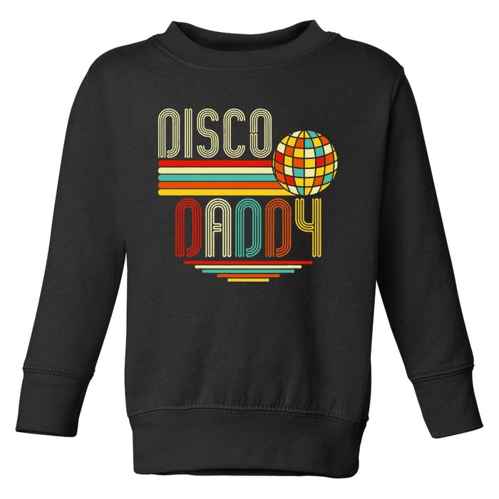 Disco Costume 70s Vintage Disco Daddy Toddler Sweatshirt