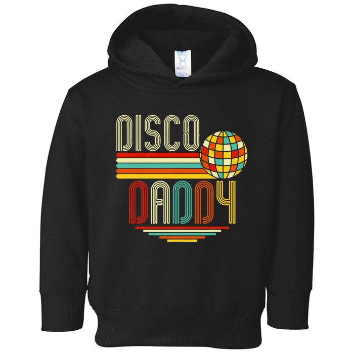 Disco Costume 70s Vintage Disco Daddy Toddler Hoodie