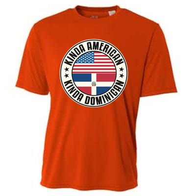 Dual Citizenship American Dominican Republic Usa Flag Gift Cooling Performance Crew T-Shirt